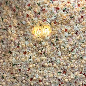 Glam Flower Wall - 8ft x 8ft with 3 Wireless Up-lights & Stand