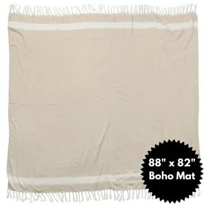 Boho XXL Table Woven Throw Blanket - 88
