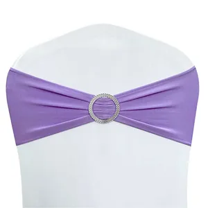 Spandex Chair Sashes - Lavender