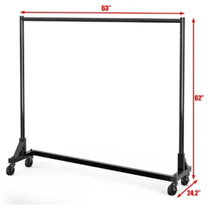 500lb Industrial Grade Z - Base Garment Rack