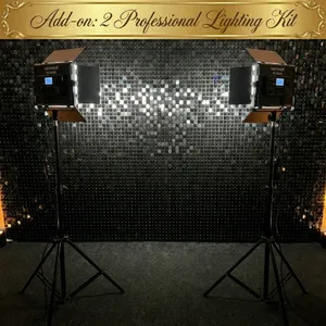 Add-on: 2 Professional Lighting Kit & Stand 