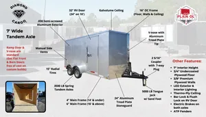 7x16 Enclosed Trailer