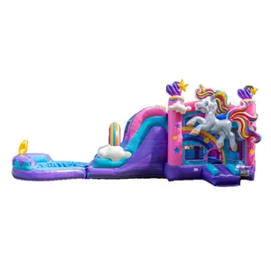 Rainbow Unicorn Jumper w/Slide (Wet or Dry)