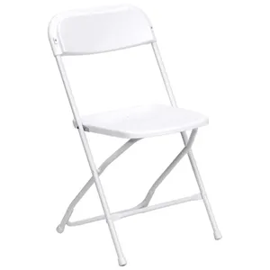 Plastic White Folding Chair