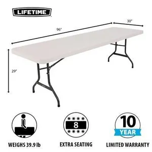 8' lifetime table