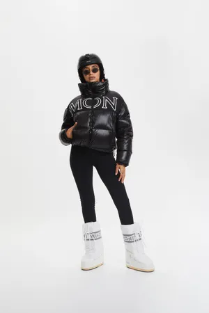 Moncler MONTCLA <br> Puffy Down Jacket in black Size 2 <br> RRP $2600