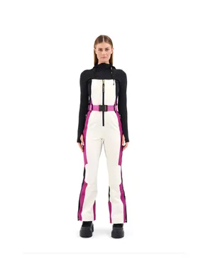 PE NATION <br> ST. MORTIZ BOILER SUIT IN PEARLED IVORY Size S <br> RRP $912