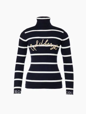GOLDBERGH <br> BLACK KNIT SWEATER  S <br> RRP $620