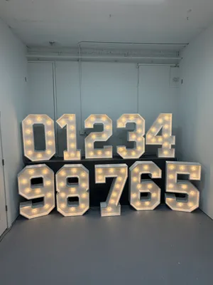 MARQUEE NUMBERS - 3 FT.