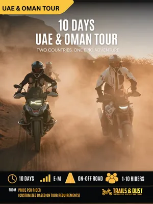 UAE- OMAN Motorcycle Tour (10 Days)