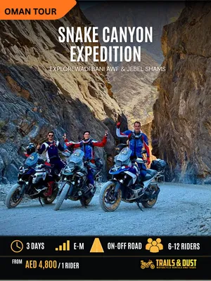 Motorcycle Adventure Tour Snake Canyon (2 Nights)