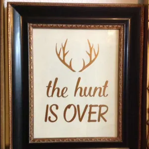 Sign The Hunt is Over