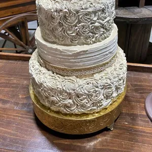 Cake Stand Gold 14