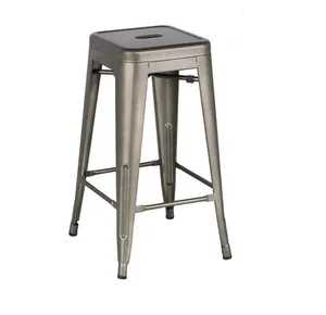 Gun Metal Gray Bar Stools 