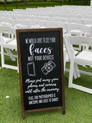 Unplugged Easel Sign