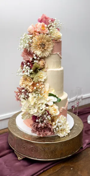 Cake Stand Gold 18