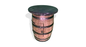 Whiskey Barrel Spool Bar Top