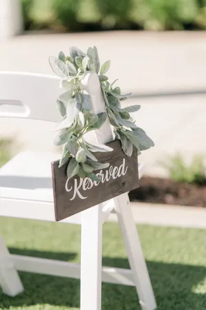 Lambs Ear hanging Reserved Signs 6