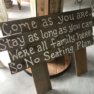 Sign Come as you are Pallet 