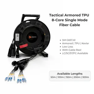  Fibre Optic 12 core cable LC-LC Reel 150m