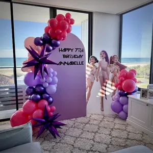Custom Kids Theme Balloon & Backdrop Package