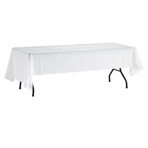 White 180cm x 330cm Tablecloth