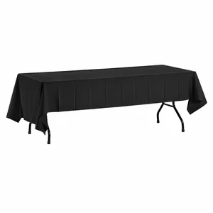Black 180cm x 330cm Tablecloth
