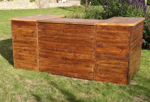  Rustic Wooden Bar 