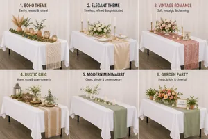 Rectangle White Table cloth