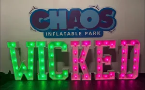 Custom Light up letter Hire 