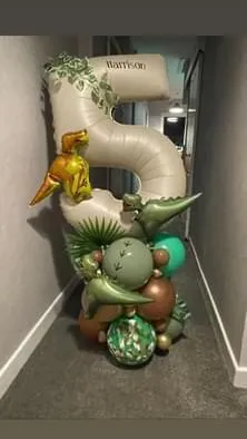 Lux Balloon Number Stack - THIS ITEM IS FOR COLLECTION ONLY