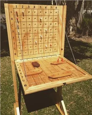 Battle Ships on Stand (Lawn Game)