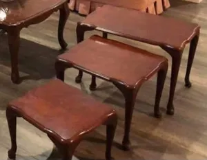 3x Wooden Coffee/Side Tables (Stack under each other) Hired as set $50.00 for 3