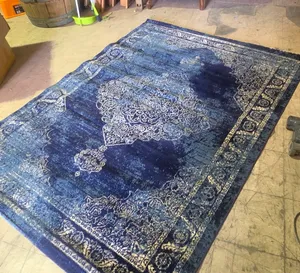 Dark Blue Oriental Rug 2.9x2m # 1128