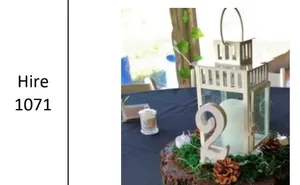 White Lanterns- DIY Decorations & Candle