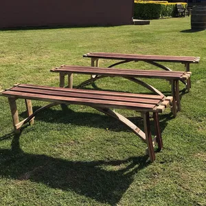 Barrel Stave Bench Seats. 1.8x330x450. Seats 3 comfortably. Delivery only.