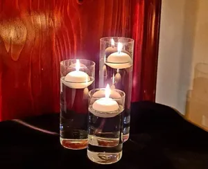 Hire 1233 Hurricane Glasses (Floating Candles) 3 Set