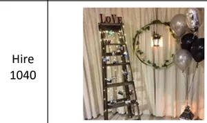 Rustic Ladder DIY with lights and pegs