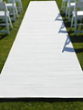 White Carpet Aisle Runner