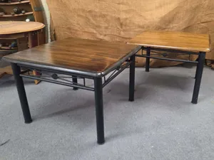 Coffee Table - Timber & Metal Frame