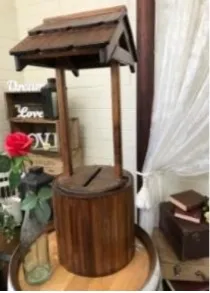 Timber wishing well