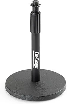 Adjustable Desktop Microphone Stand (On-Stage DS7200B )