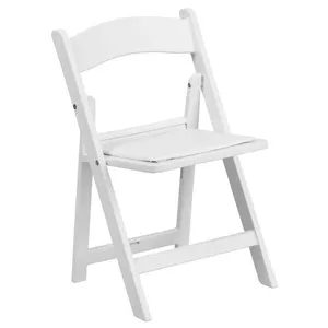 Folding Chair, White