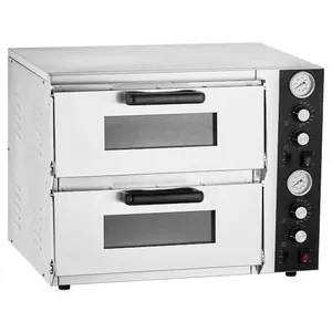 Double-Deck Commercial Countertop Pizza Oven