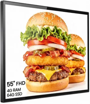 55” Digital Menu Screen