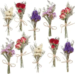 Bundles of dried flowers