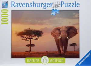 Ravensburger 1000 Teile Puzzle | Elefant in Masai Mara National Park