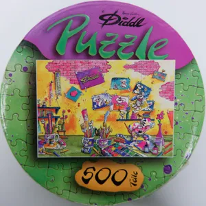 Diddl 500 Teile Puzzle | Diddl als Künstler