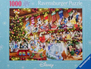 Ravensburger 1000 Teile Puzzle | Disney Classics - Schneekugelparadies