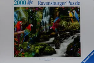 Ravensburger 2000 Teile Puzzle | Bunte Papageien im Dschungel